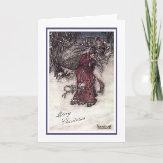 Cartes Pour Fêtes Annuelles père Noël (Devant)