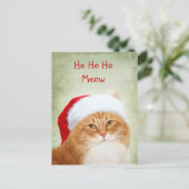 Cartes Pour Fêtes Annuelles Père Noël (Debout devant)