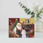 Cartes Pour Fêtes Annuelles Père Noël 2 canicules standard (Debout devant)