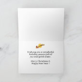 Cartes Pour Fêtes Annuelles Père Noël 2 Espagnols de Cocker (Intérieur)