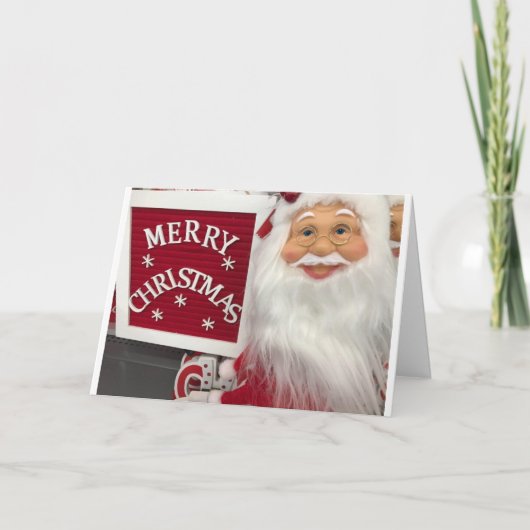 CARTES POUR FÊTES ANNUELLES PÈRE NOËL A DES "SOUHAITS SPÉCIAUX" JUSTE POUR "VO (Devant)