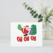 Cartes Pour Fêtes Annuelles père Noël a pété (Debout devant)