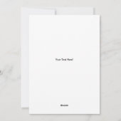 Cartes Pour Fêtes Annuelles Père Noël à Sandales (Dos)