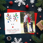 Cartes Pour Fêtes Annuelles père Noël A Un Nouveau Stop ! Photo de mouvement m<br><div class="desc">Envoyez un message de Noël et faites savoir à vos proches que vous avez déménagé ce temps de fête. Le design est facile à personnaliser avec votre propre photo et libellé et votre famille et vos amis seront ravis quand ils reçoivent ces fabuleux changement d'adresse cartes de fin de année....</div>