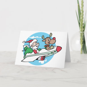 Cartes Pour Fêtes Annuelles père Noël Airways
