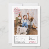 Cartes Pour Fêtes Annuelles Père Noël Approuvée Naughty ou Nice (Devant)