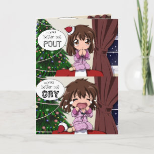 Cartes Pour Fêtes Annuelles père Noël arrive