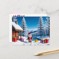 Père Noël avec cadeaux