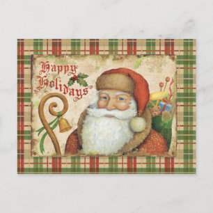 Cartes Pour Fêtes Annuelles Père Noël avec cadeaux