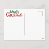 Cartes Pour Fêtes Annuelles Père Noël avec petits chatons (Dos)