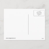 Cartes Pour Fêtes Annuelles Père Noël avec rennes (Dos)