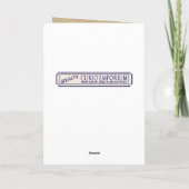 Cartes Pour Fêtes Annuelles Père Noël - Bagsquatch (Dos)