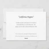 Cartes Pour Fêtes Annuelles Père Noël Barbara Poppies (Dos)