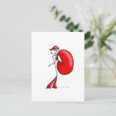 Cartes Pour Fêtes Annuelles Père Noël-Bâton-Chiffre (Debout devant)