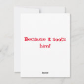 Cartes Pour Fêtes Annuelles Père Noël Blagues (Dos)