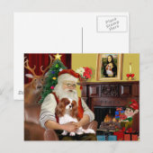 Cartes Pour Fêtes Annuelles Père Noël Blenheim Cavalier (Devant / Derrière)