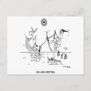 Cartes Pour Fêtes Annuelles père Noël Cartoon 6193