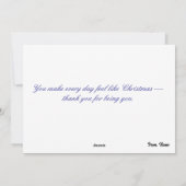 Cartes Pour Fêtes Annuelles Père Noël Classique & Renne (Dos)