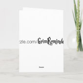 Cartes Pour Fêtes Annuelles Père Noël Claws... (Dos)