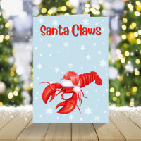 Père Noël Claws Drôle Homard Crustaceancore