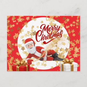 Cartes Pour Fêtes Annuelles Père Noël cool Vacances de Noël à Noël 🎅