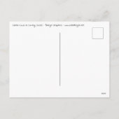 Cartes Pour Fêtes Annuelles Père Noël Cows est en train de venir ! (Dos)