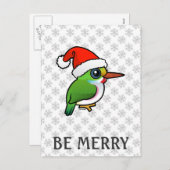Cartes Pour Fêtes Annuelles Père Noël Cuban Tody (Devant / Derrière)