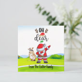 Cartes Pour Fêtes Annuelles Père Noël Dabbing pour Noël Oh Cher (Debout devant)