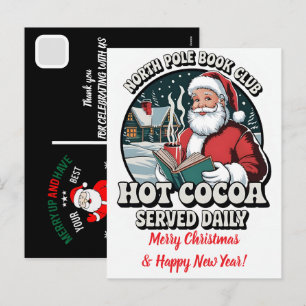 Cartes Pour Fêtes Annuelles Père Noël de Noël personnalisé qui fait un dunk de