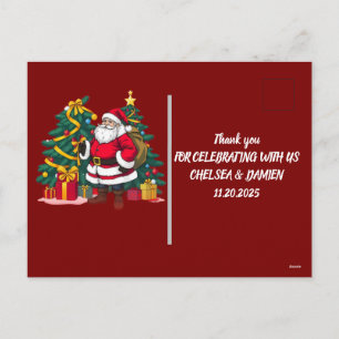 Cartes Pour Fêtes Annuelles Père Noël de Noël personnalisé qui fait un dunk de