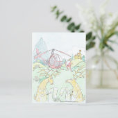 Cartes Pour Fêtes Annuelles Père Noël de nouveau Rudolf. (Debout devant)