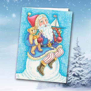 Cartes Pour Fêtes Annuelles Père Noël de Toys