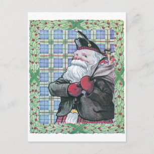Cartes Pour Fêtes Annuelles Père Noël d'Ecosse