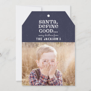 CARTES POUR FÊTES ANNUELLES PÈRE NOËL, DÉFINISSEZ BIEN