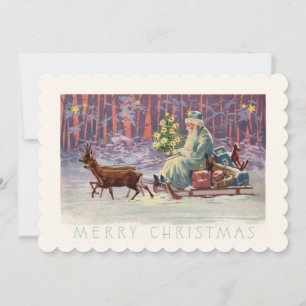 Cartes Pour Fêtes Annuelles Père Noël des Bois de Vienne
