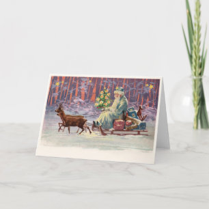 Cartes Pour Fêtes Annuelles Père Noël des forêts de Vienne