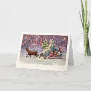Cartes Pour Fêtes Annuelles Père Noël des forêts de Vienne