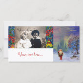 CARTES POUR FÊTES ANNUELLES PÈRE NOËL DES GNOMS (Devant)