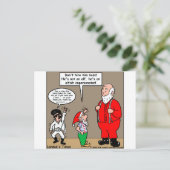 Cartes Pour Fêtes Annuelles Père Noël & Elves Impersonator Drôle Cadeaux & Tee (Debout devant)