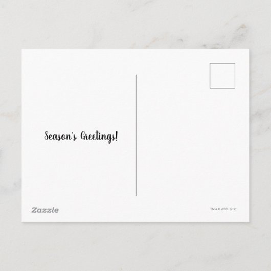 Cartes Pour Fêtes Annuelles Père Noël Elves Porky Pig & DAFFY DUCK™ (Dos)