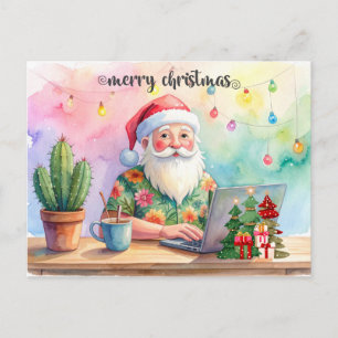 Cartes Pour Fêtes Annuelles Père Noël est en ligne pour les fêtes de Noël