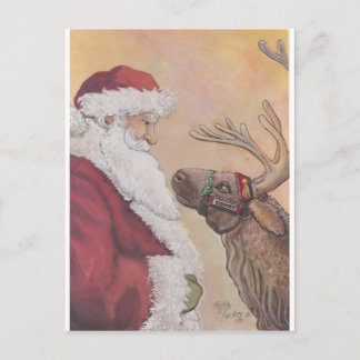 Cartes Pour Fêtes Annuelles Père Noël et Comet