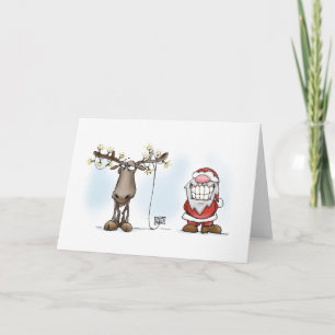 Cartes Pour Fêtes Annuelles Père Noël et Eric : Lumière