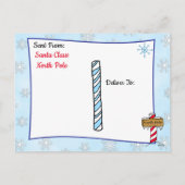 Cartes Pour Fêtes Annuelles Père Noël et lutin en masques Letter de Père Noël (Dos)