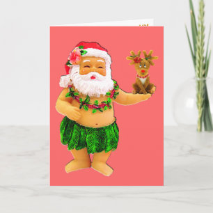 Cartes Pour Fêtes Annuelles père Noël et rennes