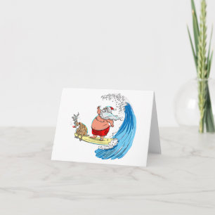Cartes Pour Fêtes Annuelles père Noël et RuDoLf