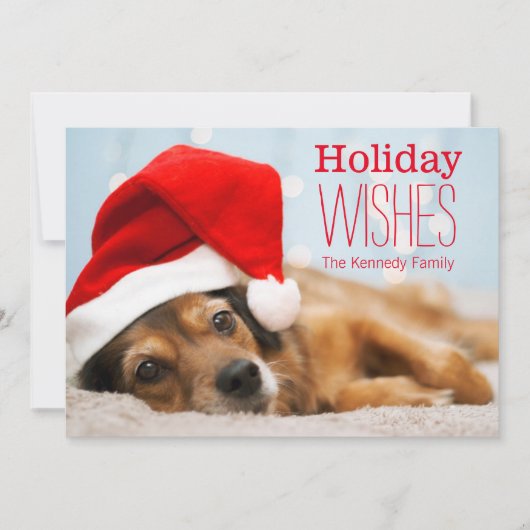 Cartes Pour Fêtes Annuelles Père Noël fatigué (Devant)