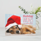 Cartes Pour Fêtes Annuelles Père Noël fatigué (Debout devant)