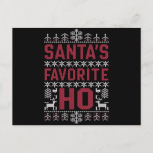 Cartes Pour Fêtes Annuelles Père Noël Favori Ho Douleur de Noël moche