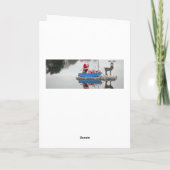 Cartes Pour Fêtes Annuelles Père Noël Fe (Dos)